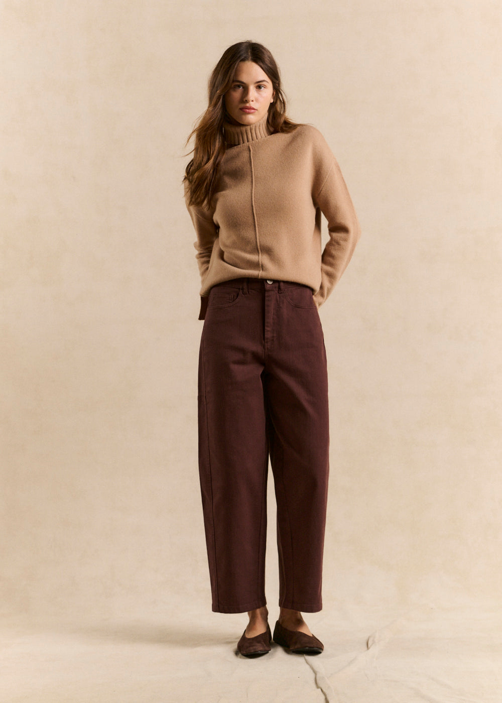 Five-pocket barrel-leg trousers - Sud Express - 1 - Sud Express