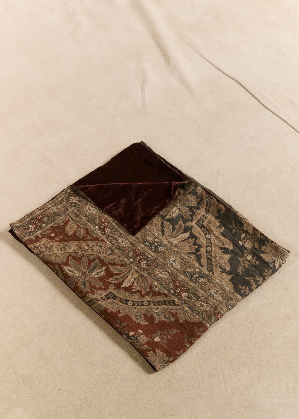 Baroque floral print scarf - Sud Express - 1 - Sud Express