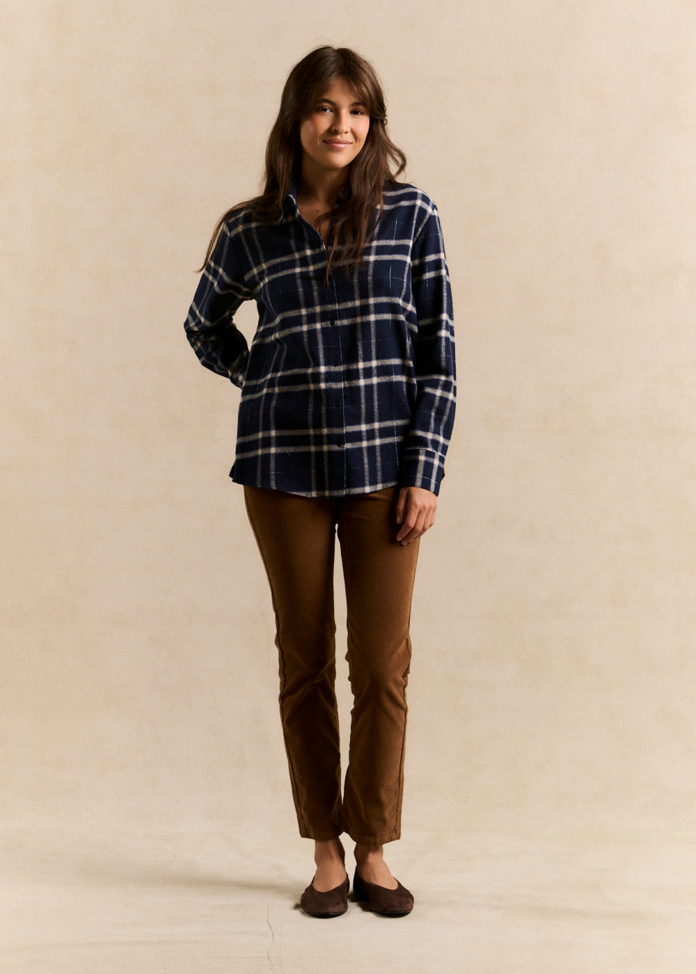 Metallic fiber plaid shirt - Sud Express - 5 - Sud Express