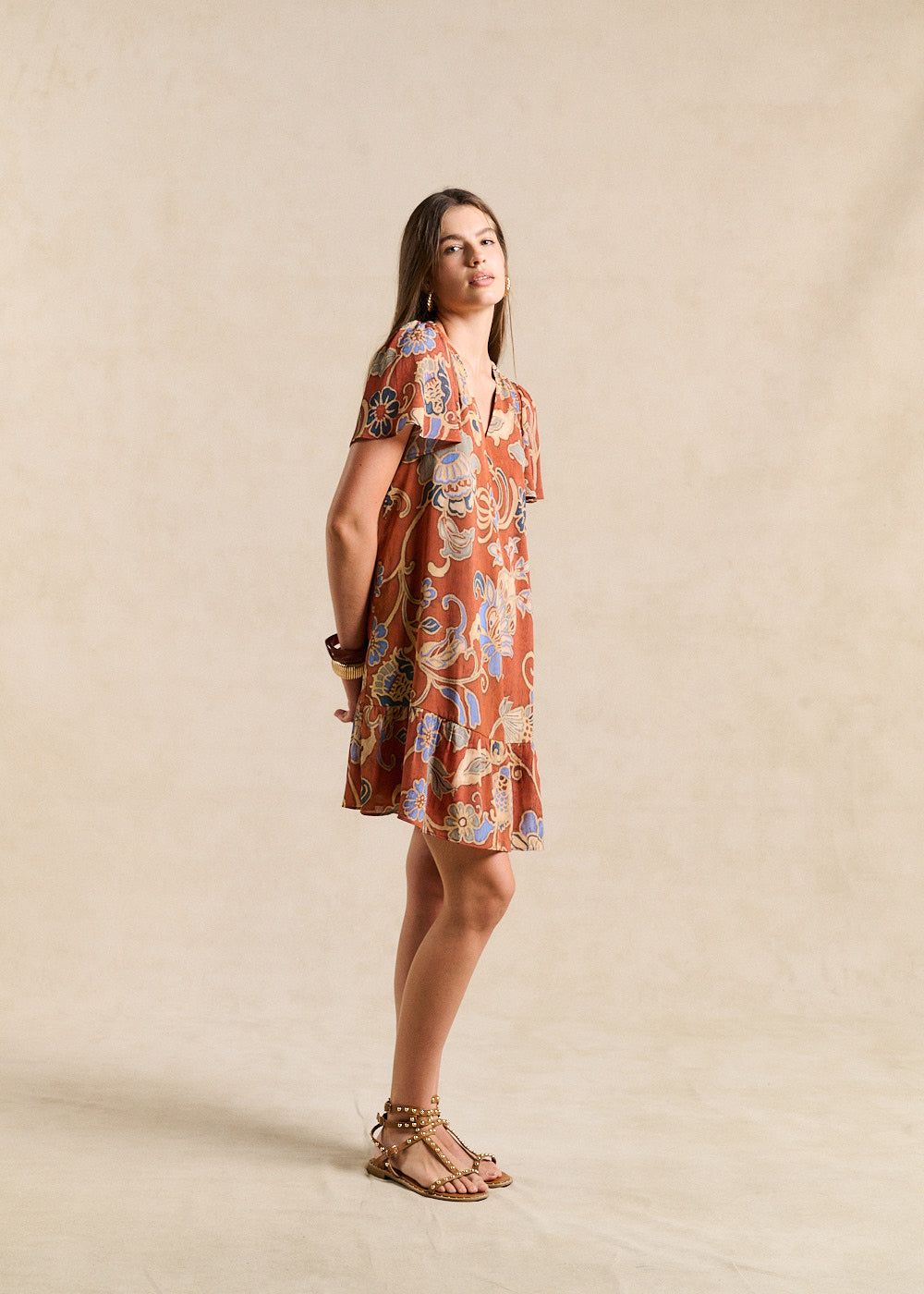 ROSCA Short Printed Dress - 1 - Sud Express - Sud Express