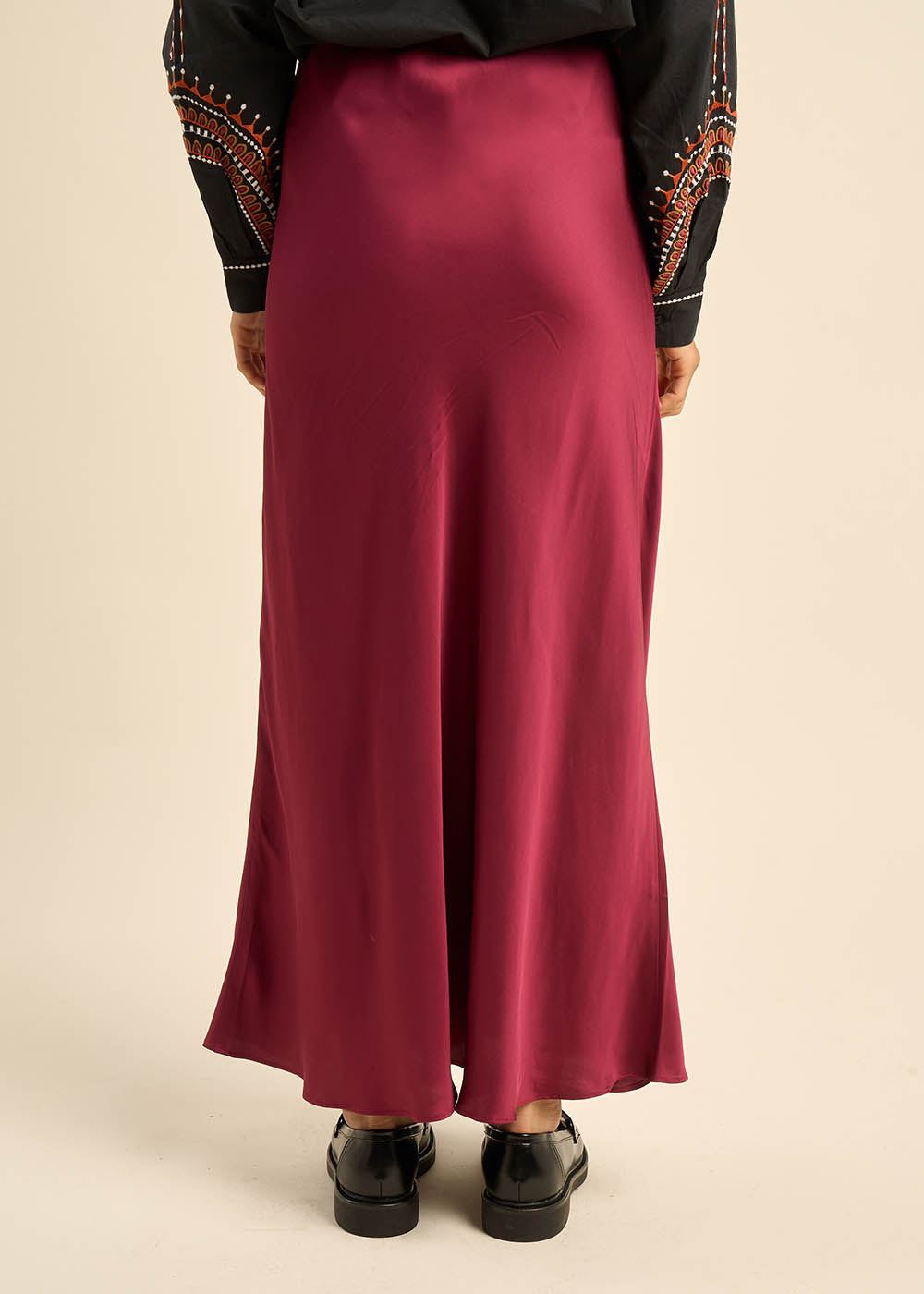 Satin skirt - Sud Express - 3 - Sud Express