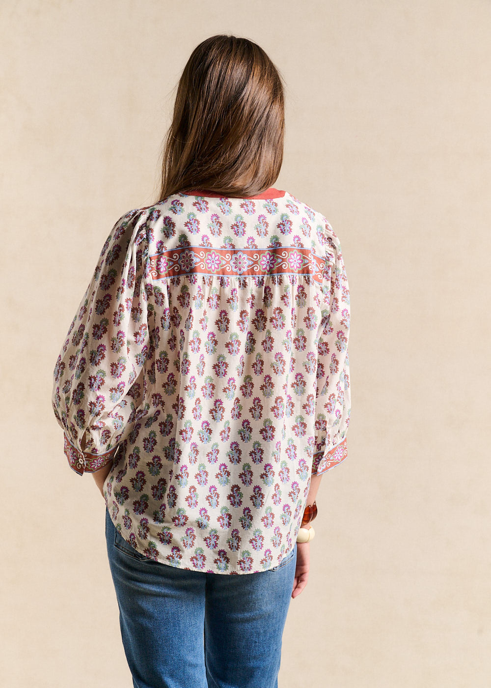 TALMA Printed blouse - 3 - Sud Express - Sud Express