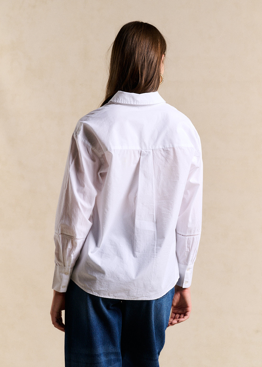 Openwork cotton shirt - Sud Express - 3 - Sud Express