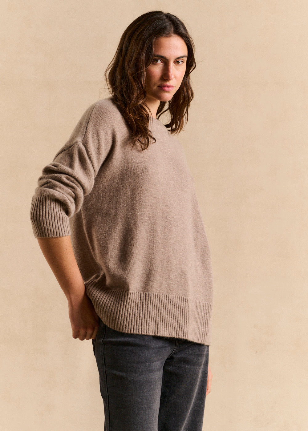 Cashmere crew neck sweater - Sud Express - 1 - Sud Express