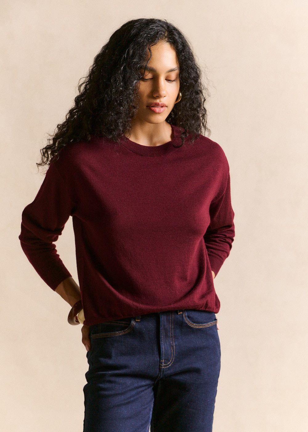 Wool round-neck sweater - Sud Express - 5 - Sud Express