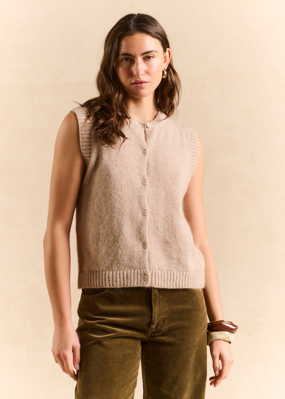 Alpaca Sleeveless Vest - Sud Express - 1 - Sud Express