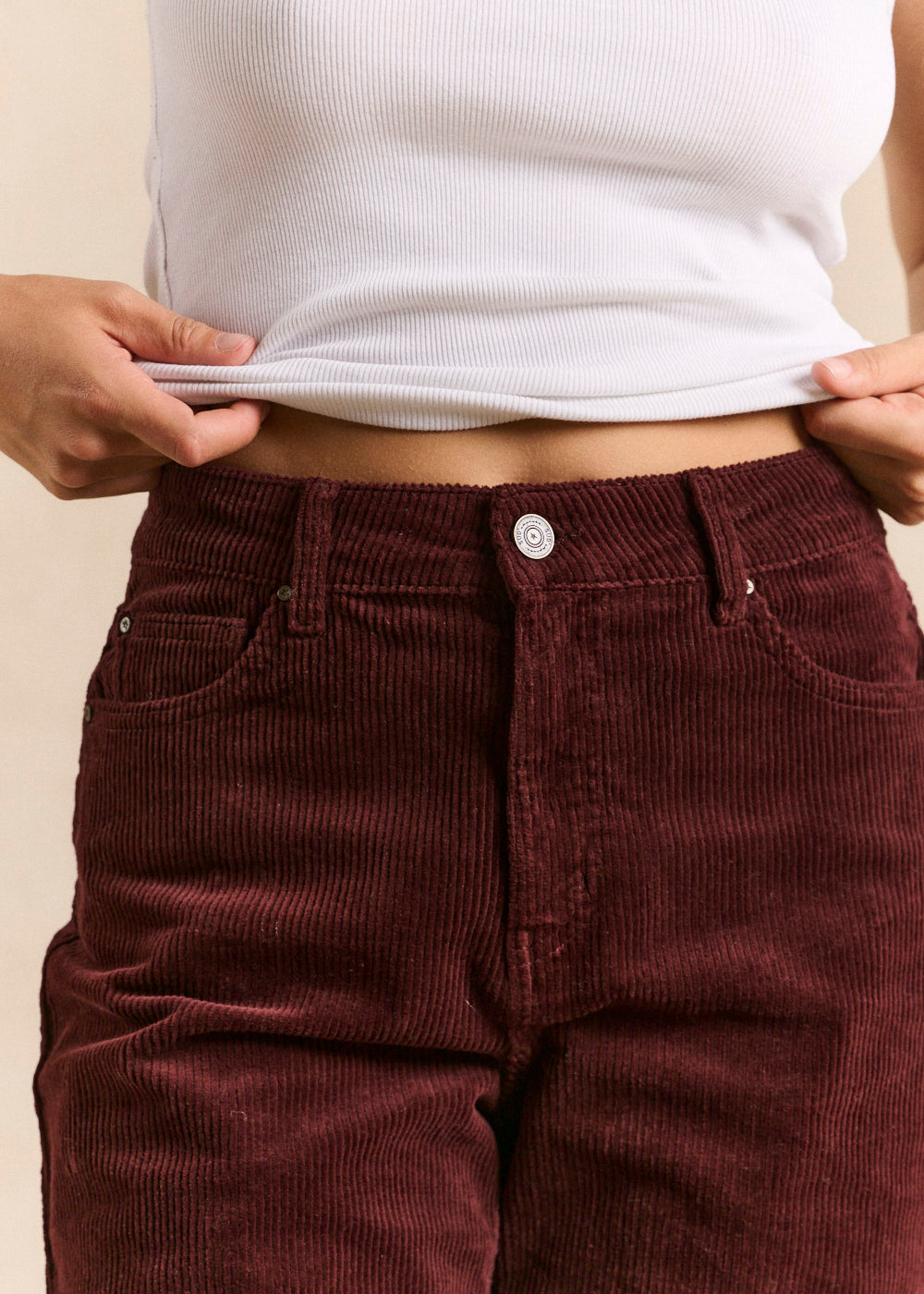 Wide leg velvet pants - Sud Express - 4 - Sud Express