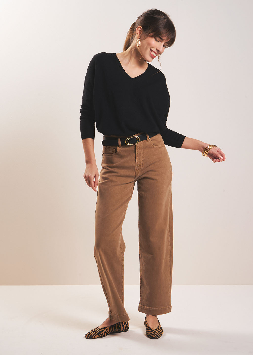Straight-leg boyfriend jeans - Sud Express - 5 - Sud Express