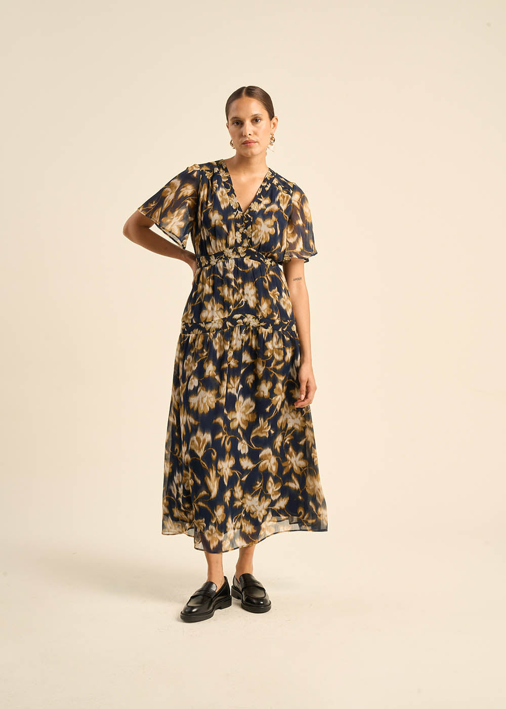 Printed long dress - Sud Express - 1 - Sud Express