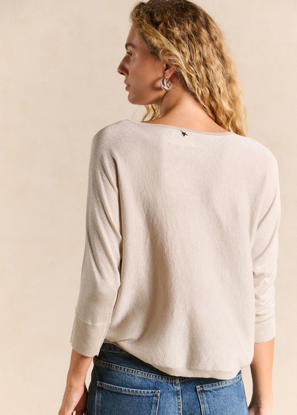 MATADOR Round neck jumper with metallic fibres - 3 - Sud Express - Sud Express