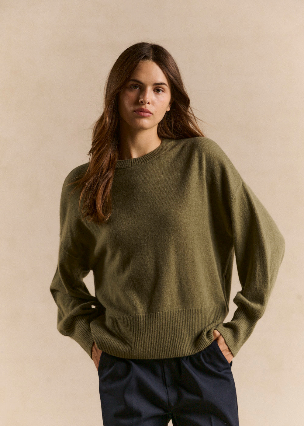 Cropped cashmere sweater  - Sud Express - 1 - Sud Express