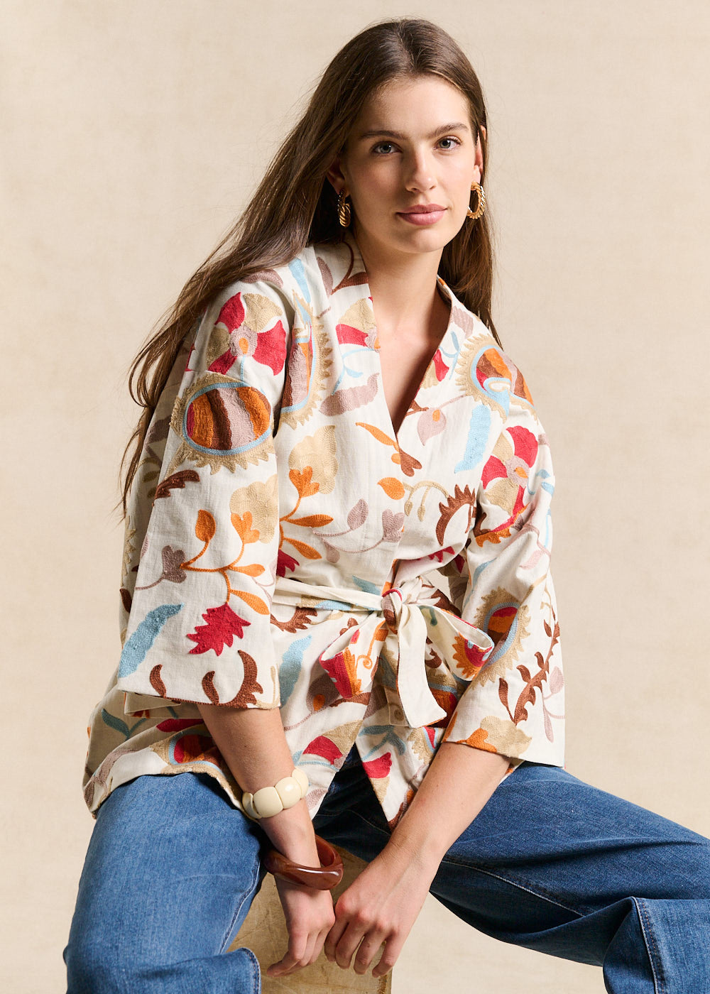 Printed kimono  - Sud Express - 5 - Sud Express
