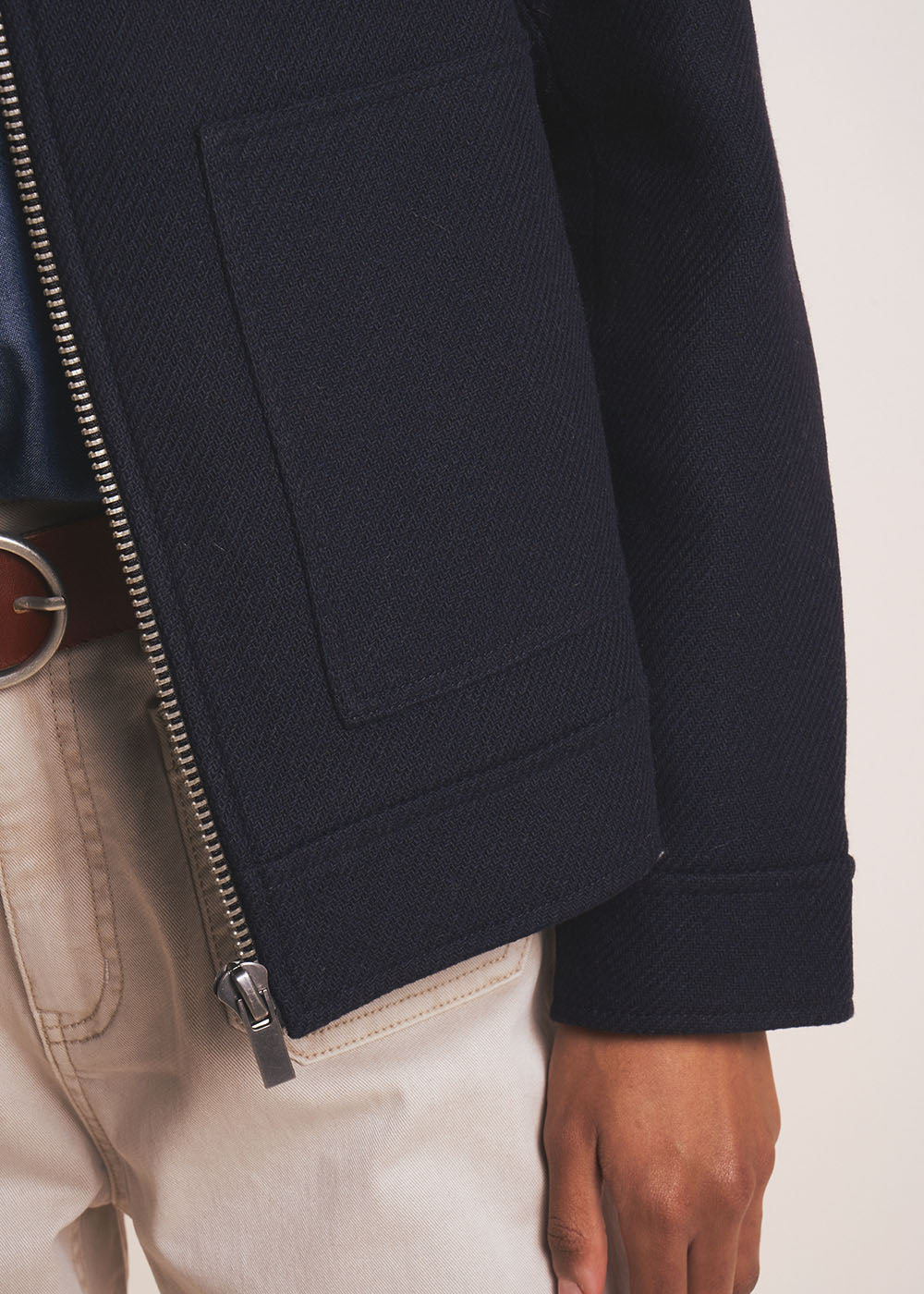 Short wool jacket - Sud Express - 4 - Sud Express