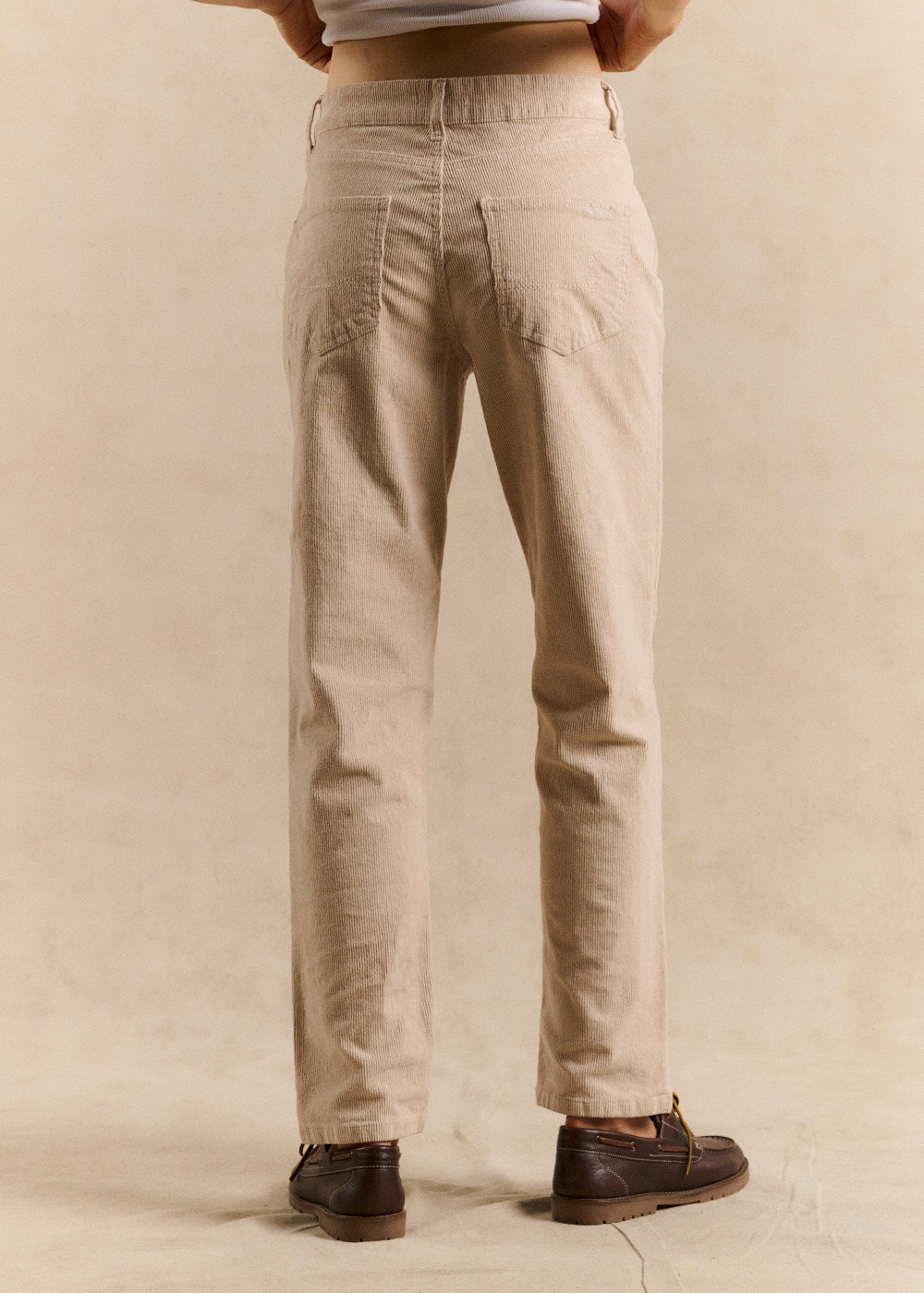 Slim-fit corduroy pants - Sud Express - 3 - Sud Express
