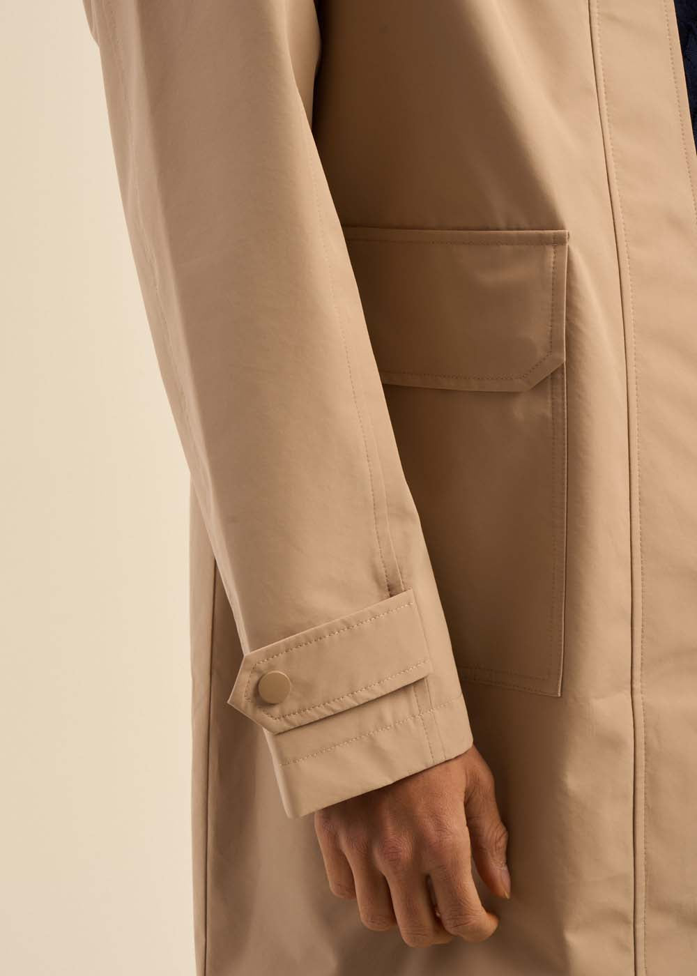 Water-repellent hooded parka - Sud Express - 4 - Sud Express