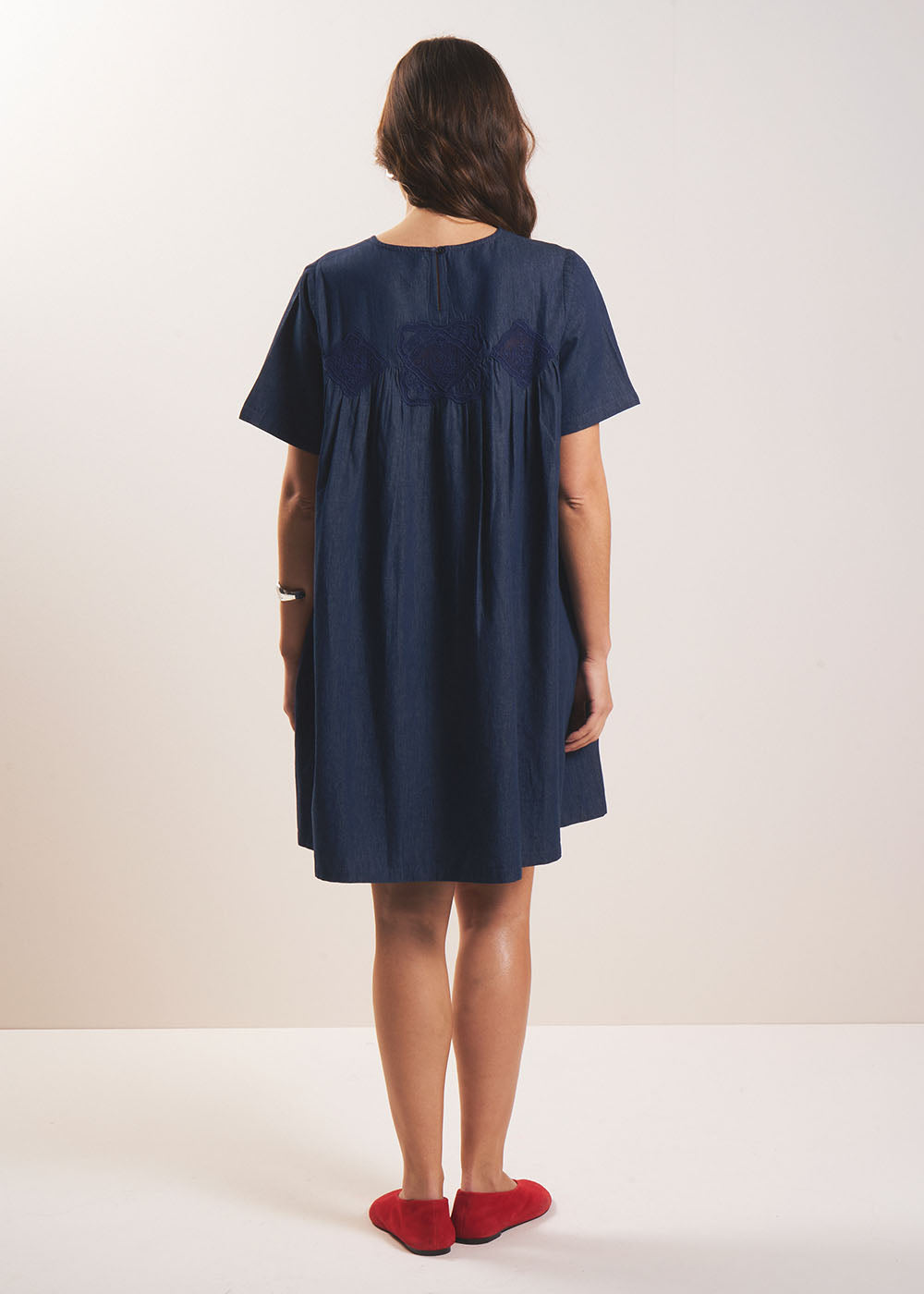 ROUMI Short denim dress - 3 - Sud Express - Sud Express