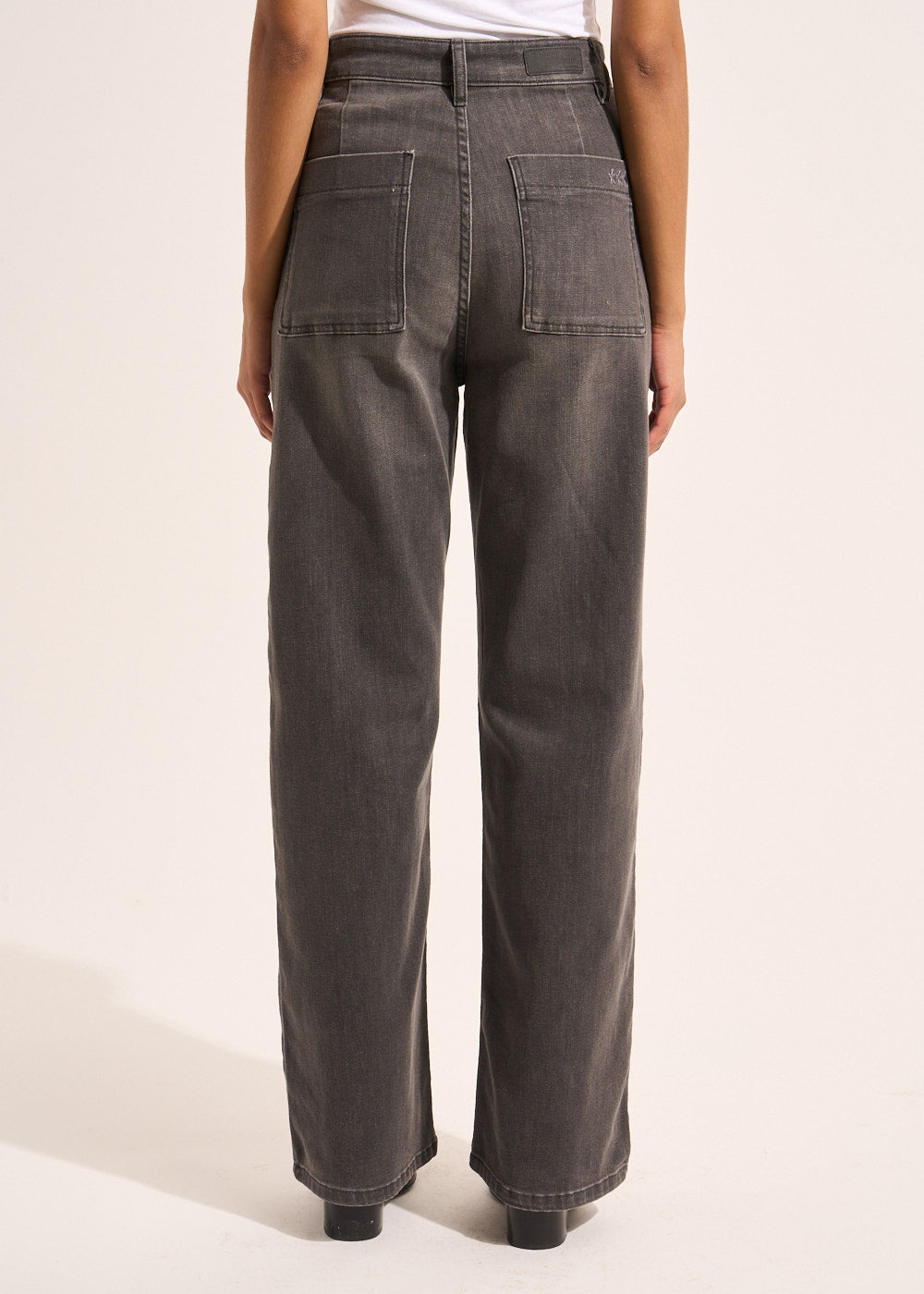 High-waisted wide-leg jeans - Sud Express - 3 - Sud Express