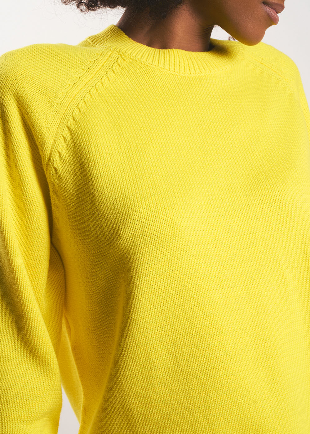 Round neck cotton jumper - Sud Express - 2 - Sud Express