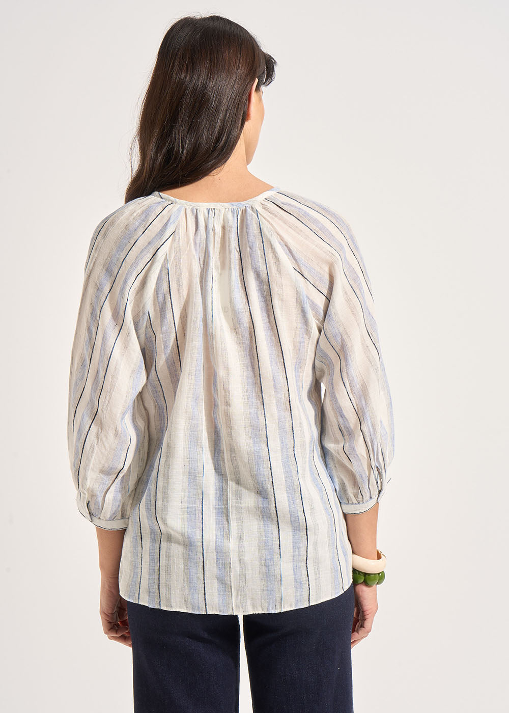 Blouse rayée en coton - Sud Express - 3 - Sud Express