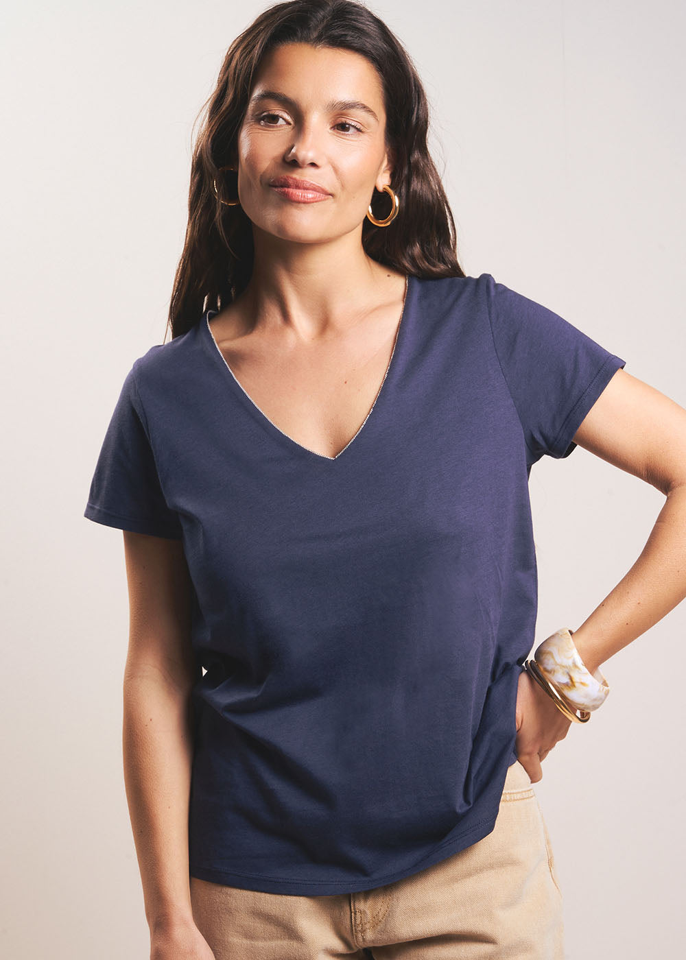 V-neck T-shirt - Sud Express - 5 - Sud Express