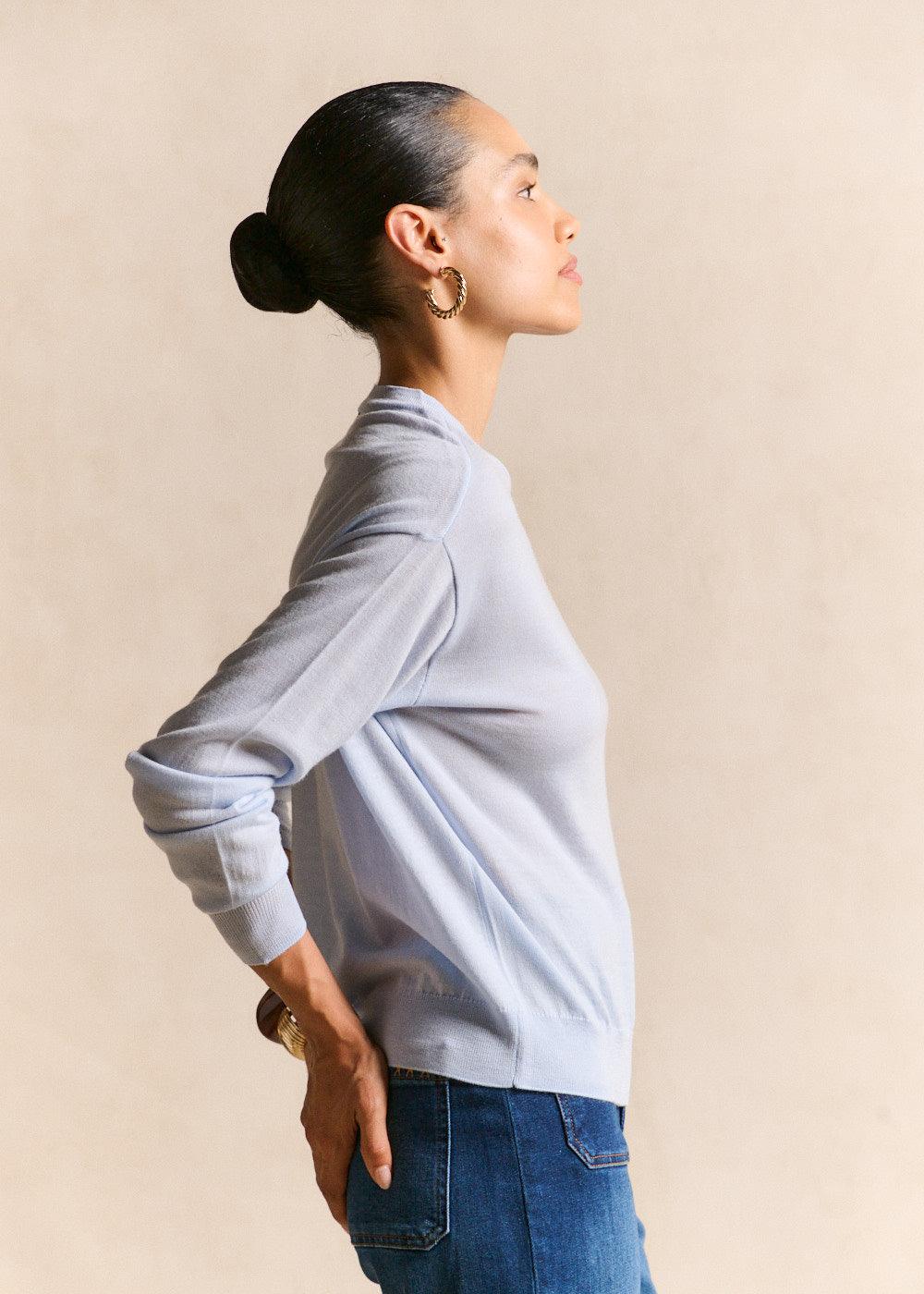 Wool round-neck sweater - Sud Express - 2 - Sud Express
