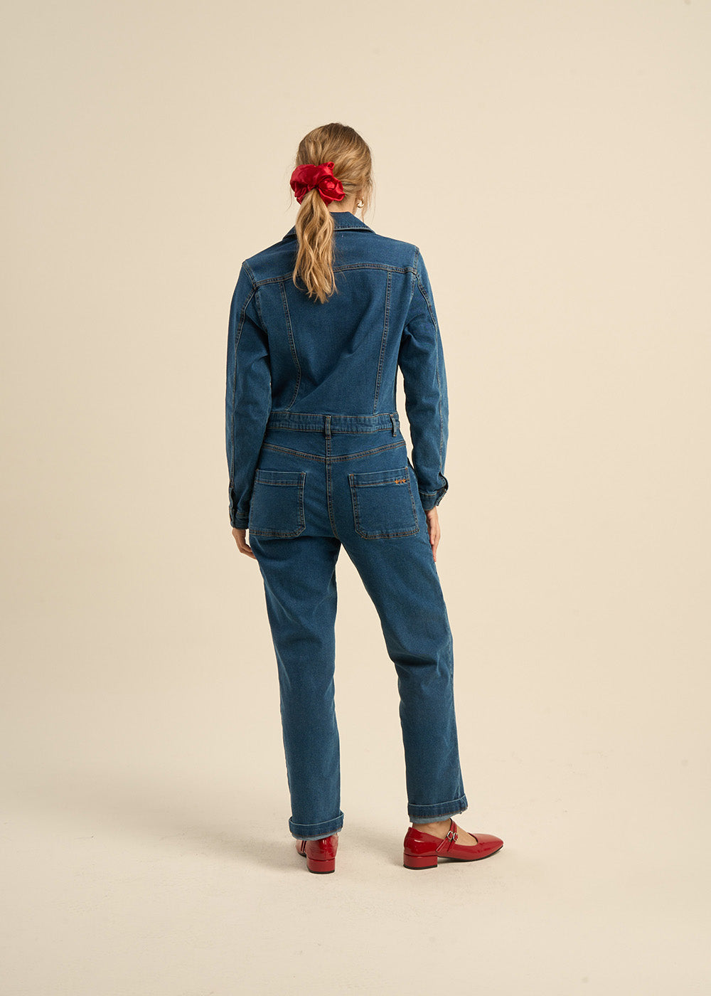 Denim trouser jumpsuit - Sud Express - 3 - Sud Express