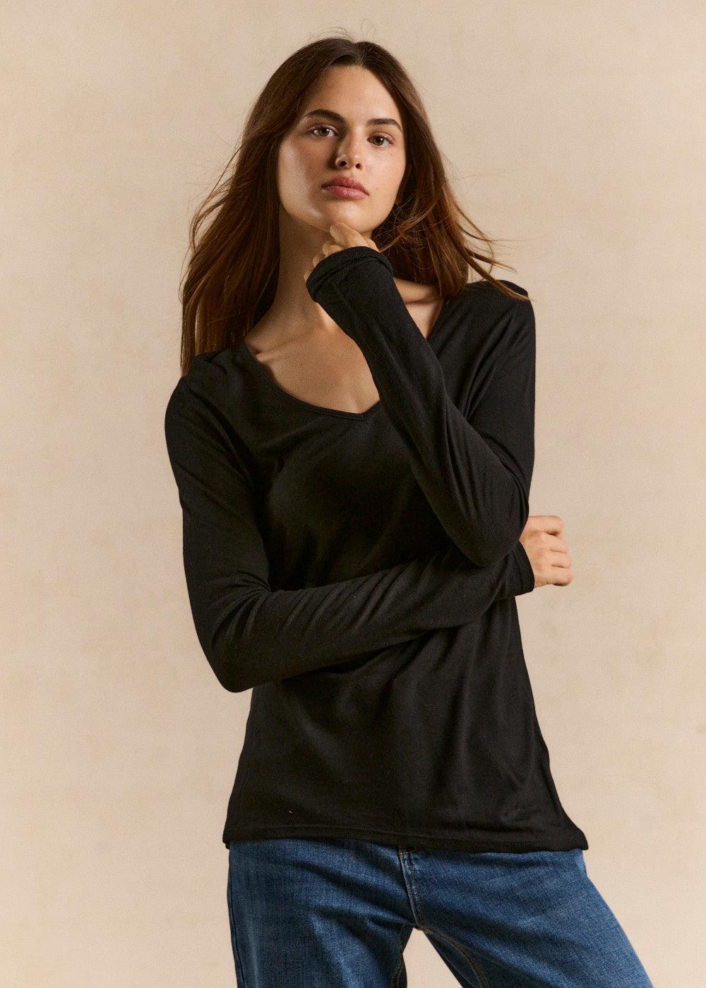 Second-skin fitted cut t-shirt - Sud Express - 3 - Sud Express