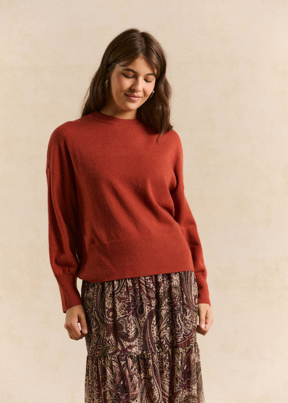 Cropped cashmere sweater  - Sud Express - 1 - Sud Express