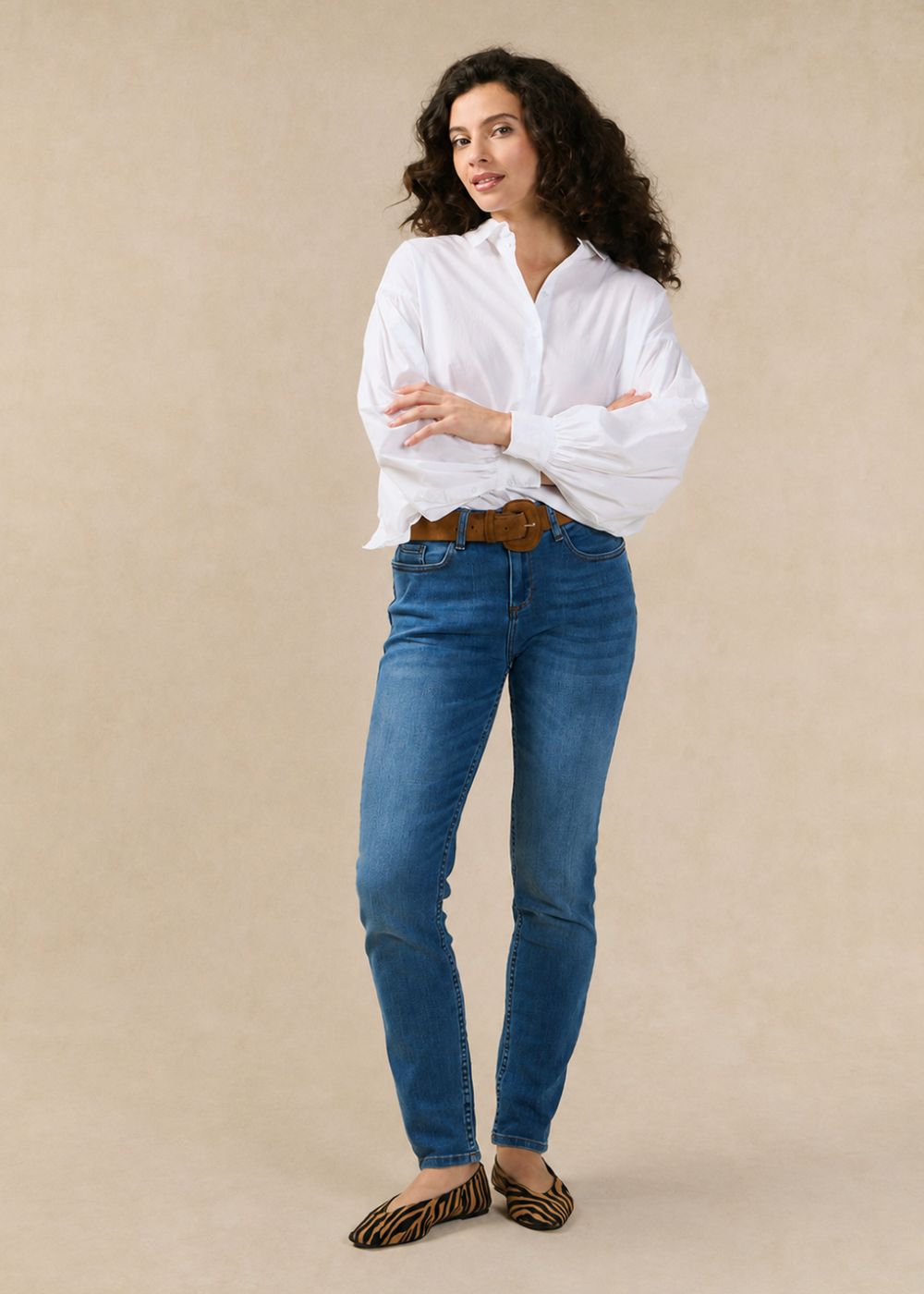 Five-pocket slim jeans - Sud Express - 1 - Sud Express