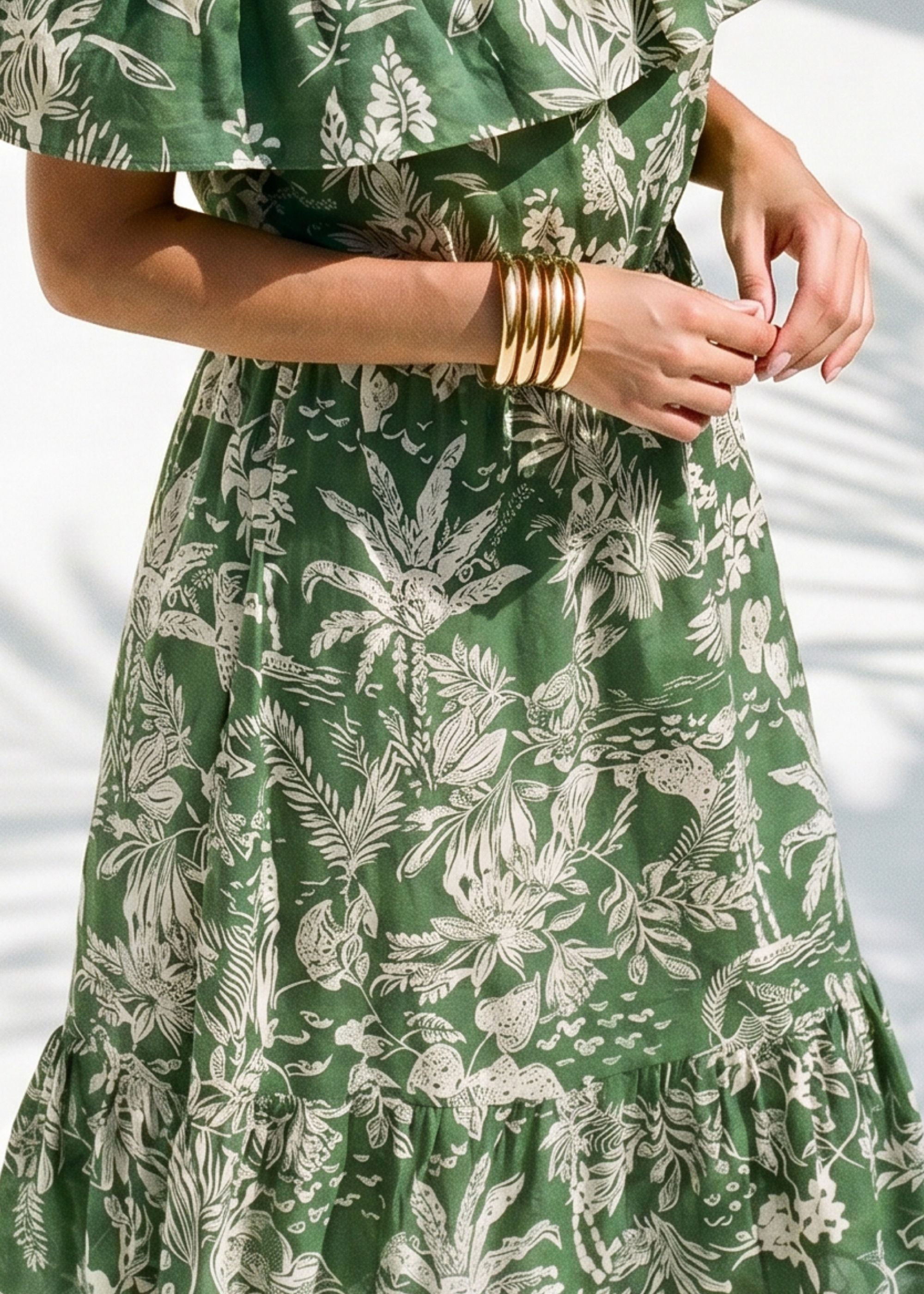 JAPAYA Long printed cotton skirt - 1 - Sud Express - Sud Express