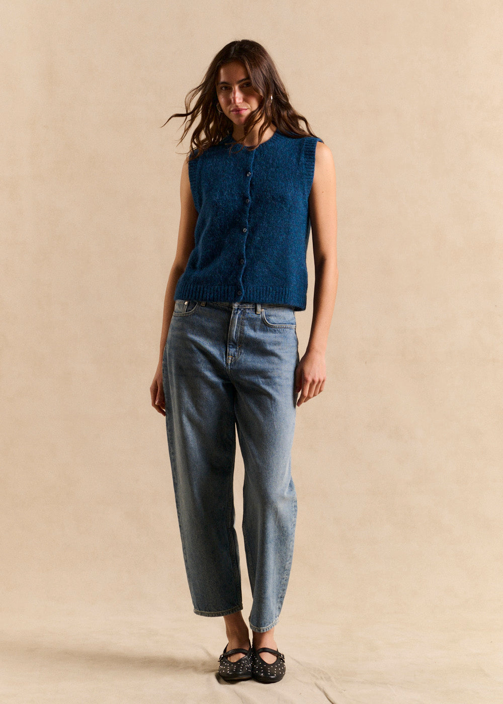Alpaca Sleeveless Vest - Sud Express - 4 - Sud Express