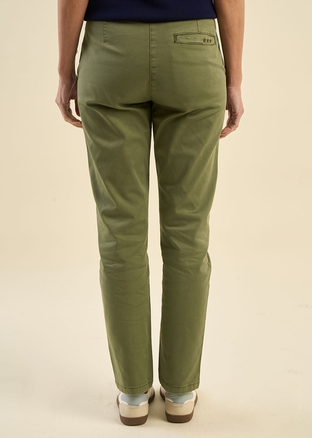 Low-rise chino trousers - Sud Express - 3 - Sud Express