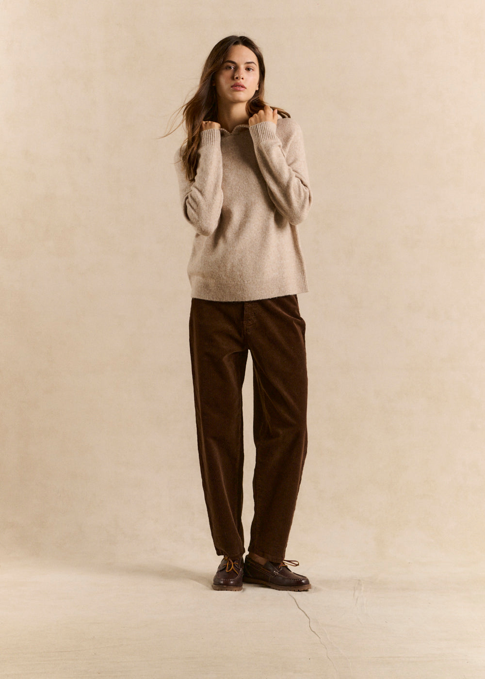 BILLYNI Balloon-cut velvet pants - 2 - Sud Express - Sud Express