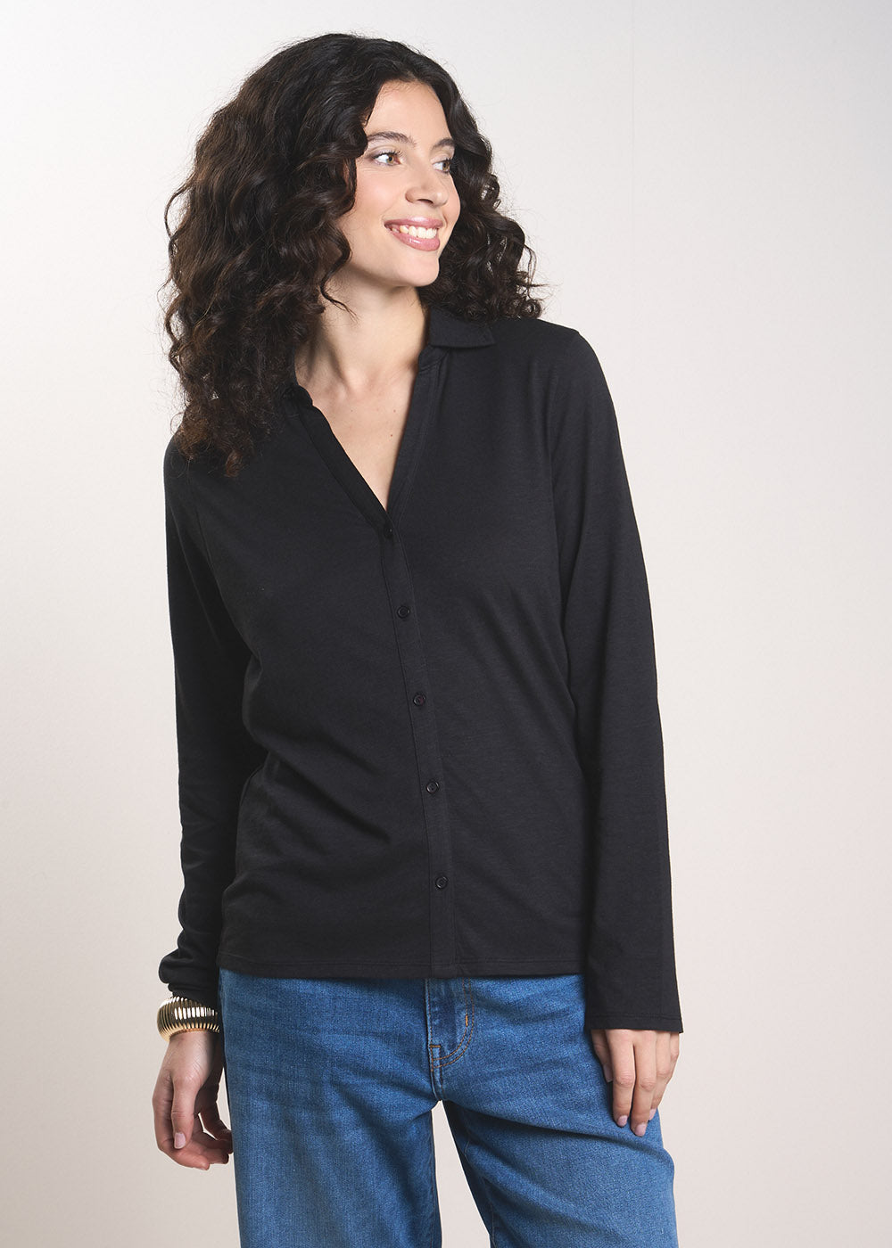 Long-sleeved shirt-collar T-shirt - Sud Express - 5 - Sud Express