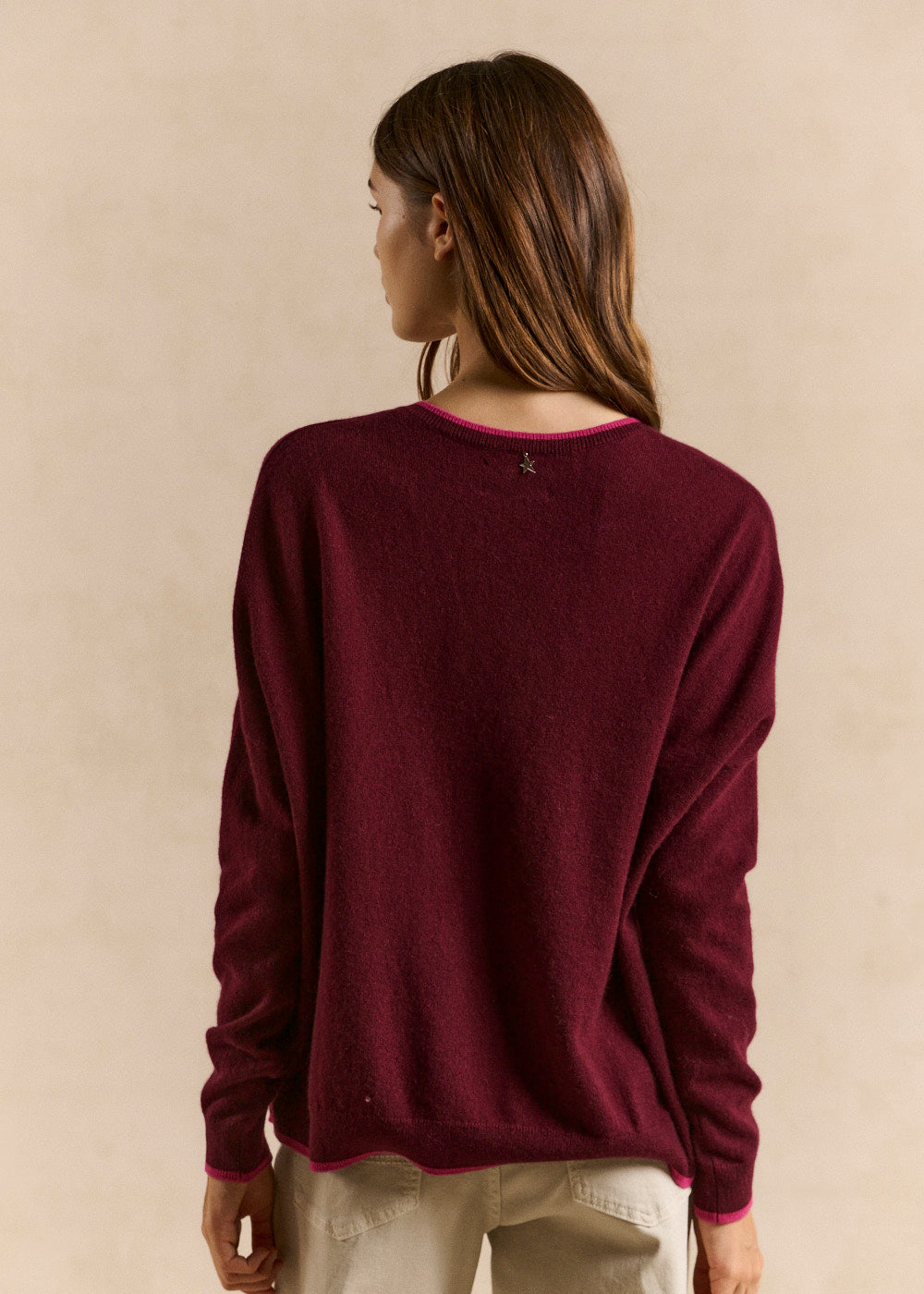 V-neck cashmere jumper - Sud Express - 3 - Sud Express