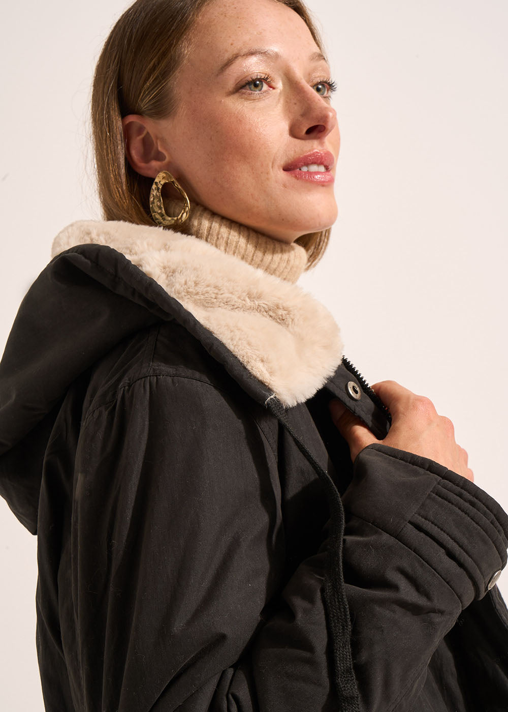 Long hooded parka - Sud Express - 5 - Sud Express