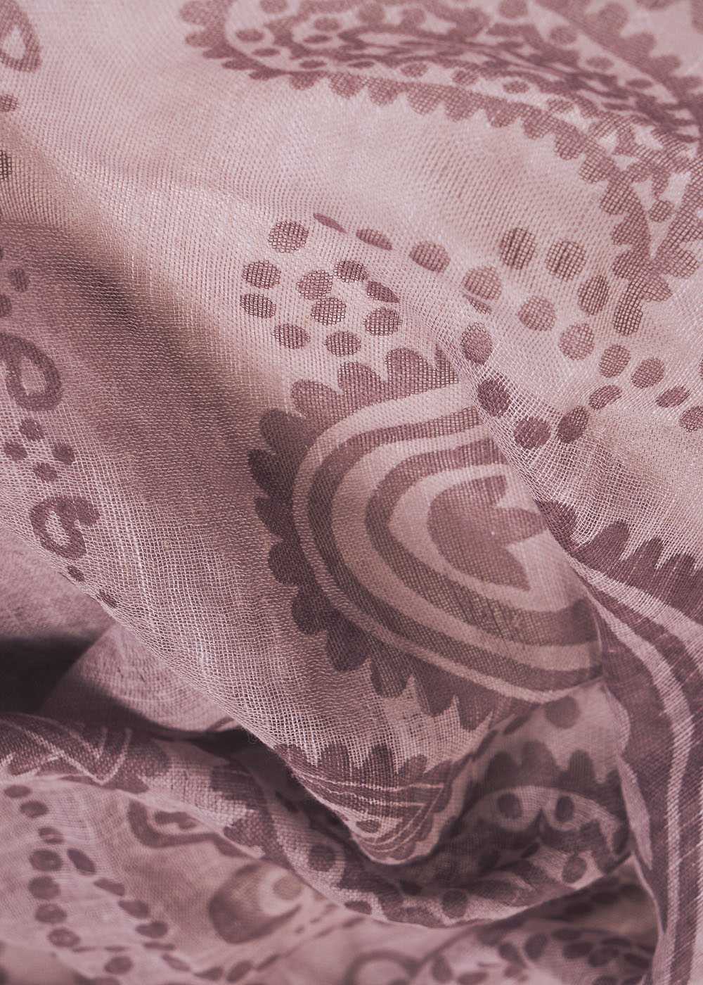 Delicate paisley pattern scarf - Sud Express - 2 - Sud Express
