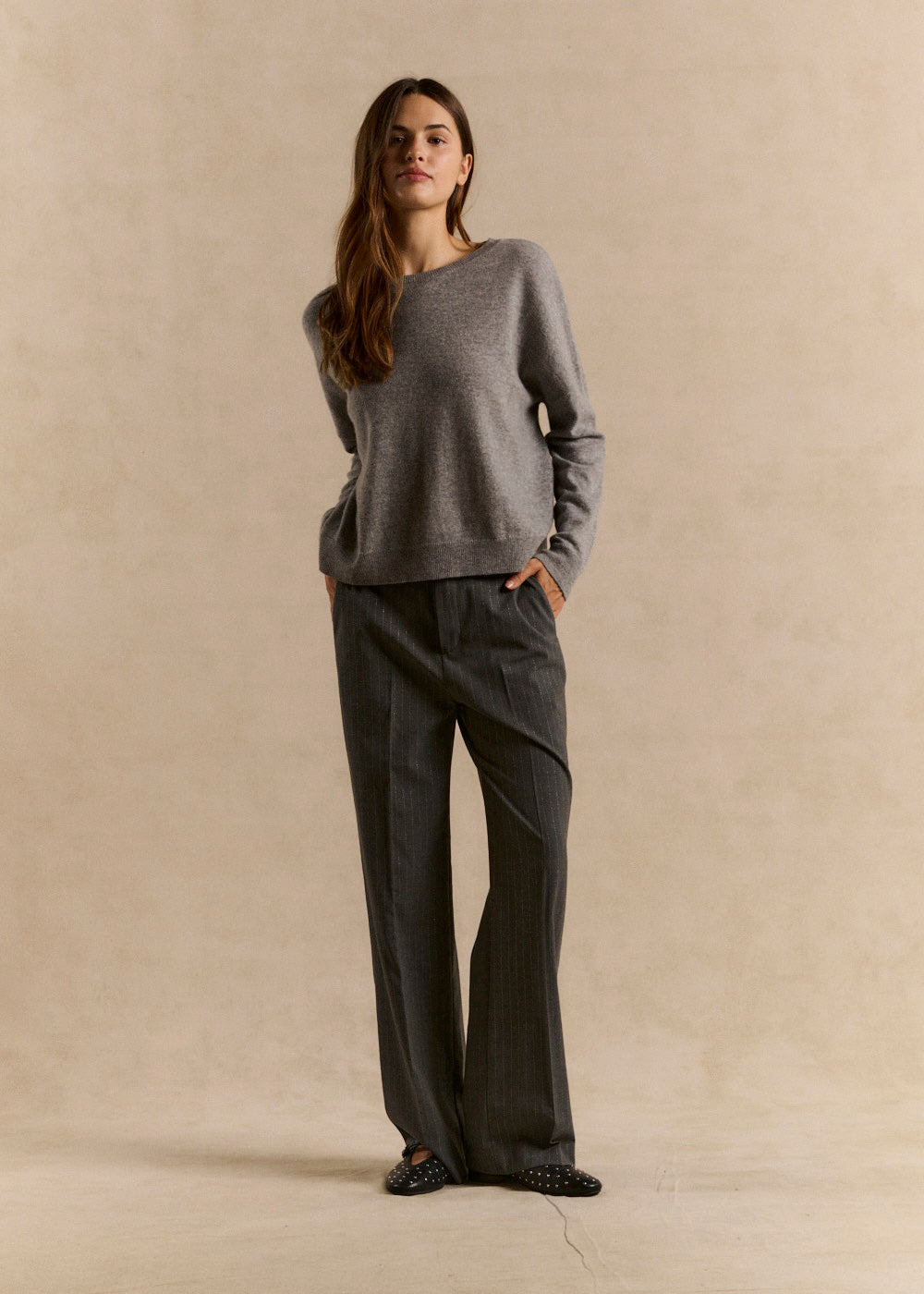 High-waisted pleated tailored trousers - Sud Express - 1 - Sud Express