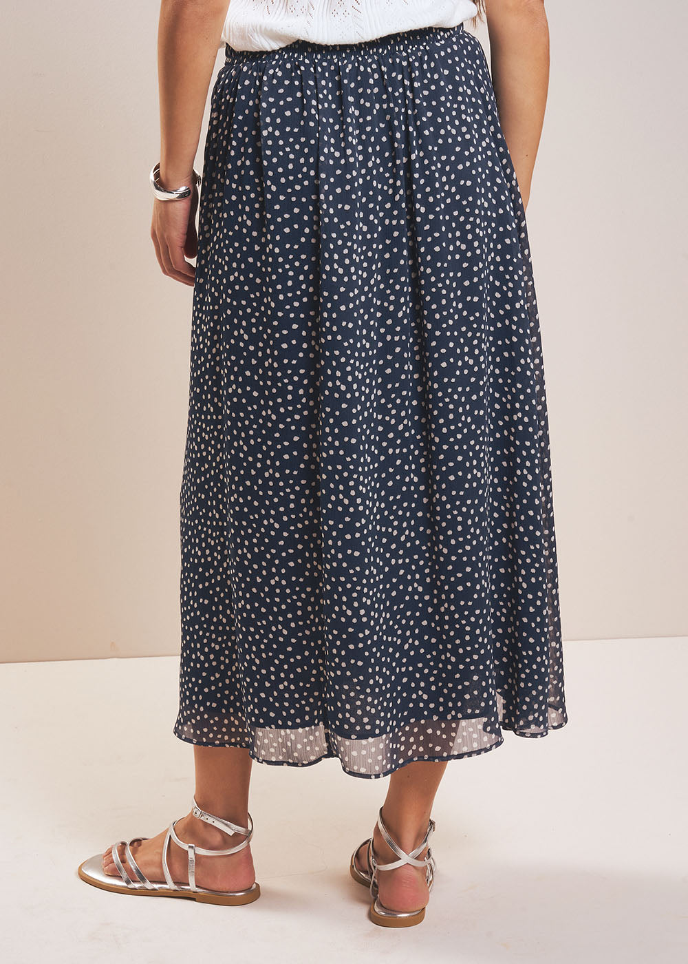 Long flowing printed skirt - Sud Express - 3 - Sud Express