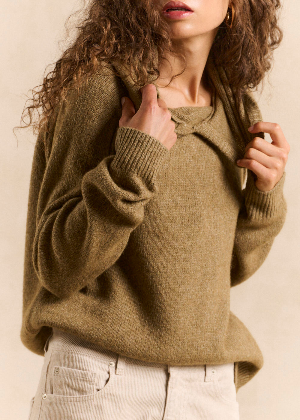 Thick knit hooded sweatshirt - Sud Express - 4 - Sud Express