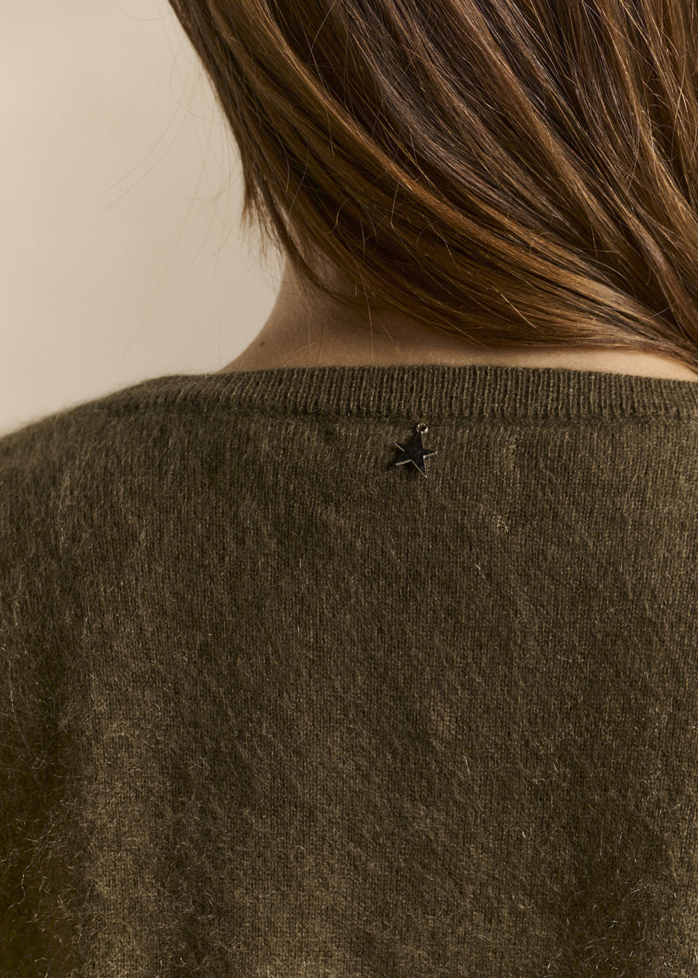 Boat neck sweater in brushed wool and cashmere - Sud Express - 4 - Sud Express