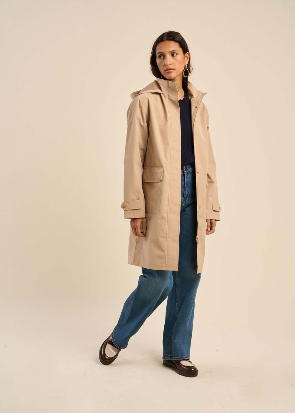 Water-repellent hooded parka - Sud Express - 5 - Sud Express