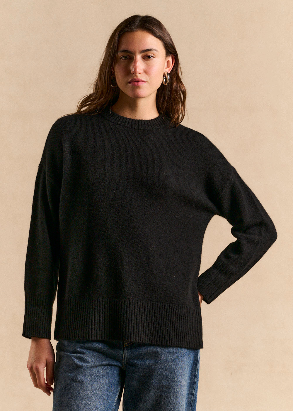 Cashmere crew neck sweater - Sud Express - 1 - Sud Express