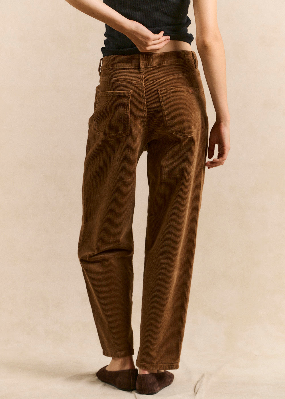 BILLYNI Balloon-cut velvet pants - 3 - Sud Express - Sud Express