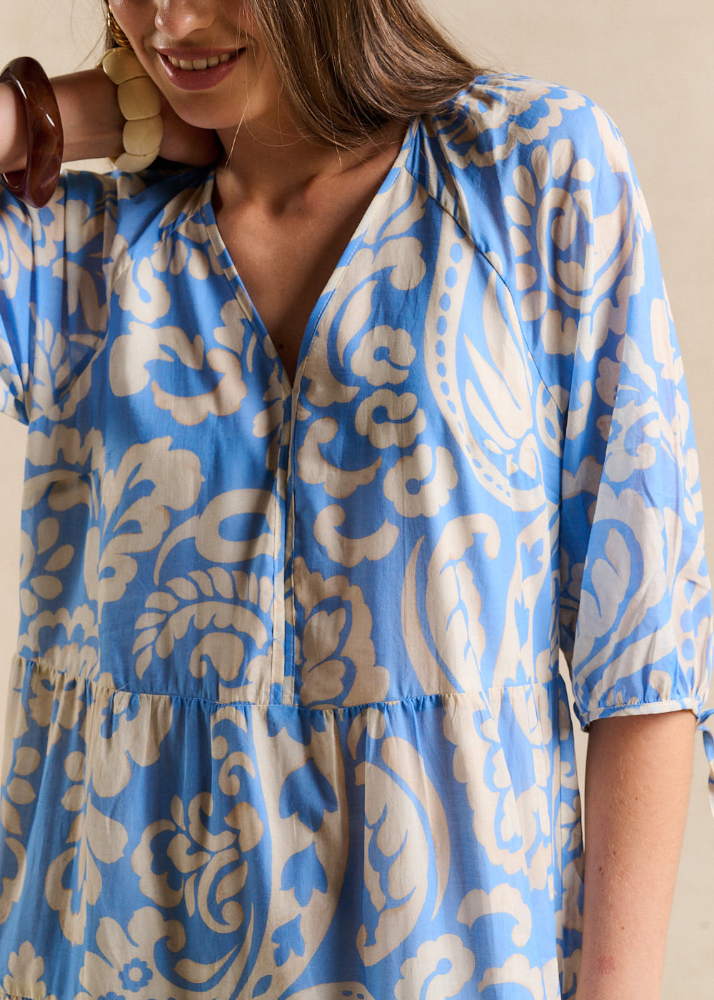 RAZUR Printed midi dress - 2 - Sud Express - Sud Express