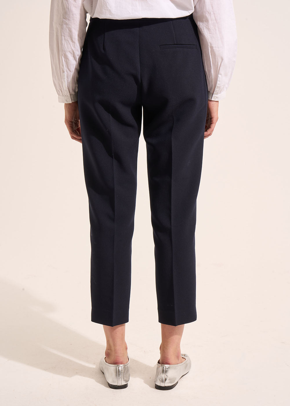 Tapered trousers with elasticated waistband - Sud Express - 3 - Sud Express
