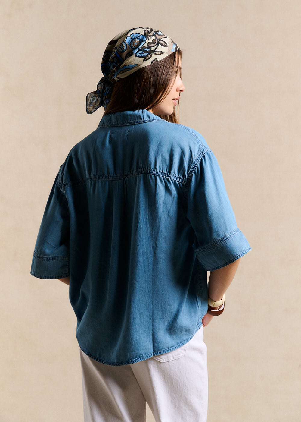Fluid Denim Shirt - Sud Express - 3 - Sud Express