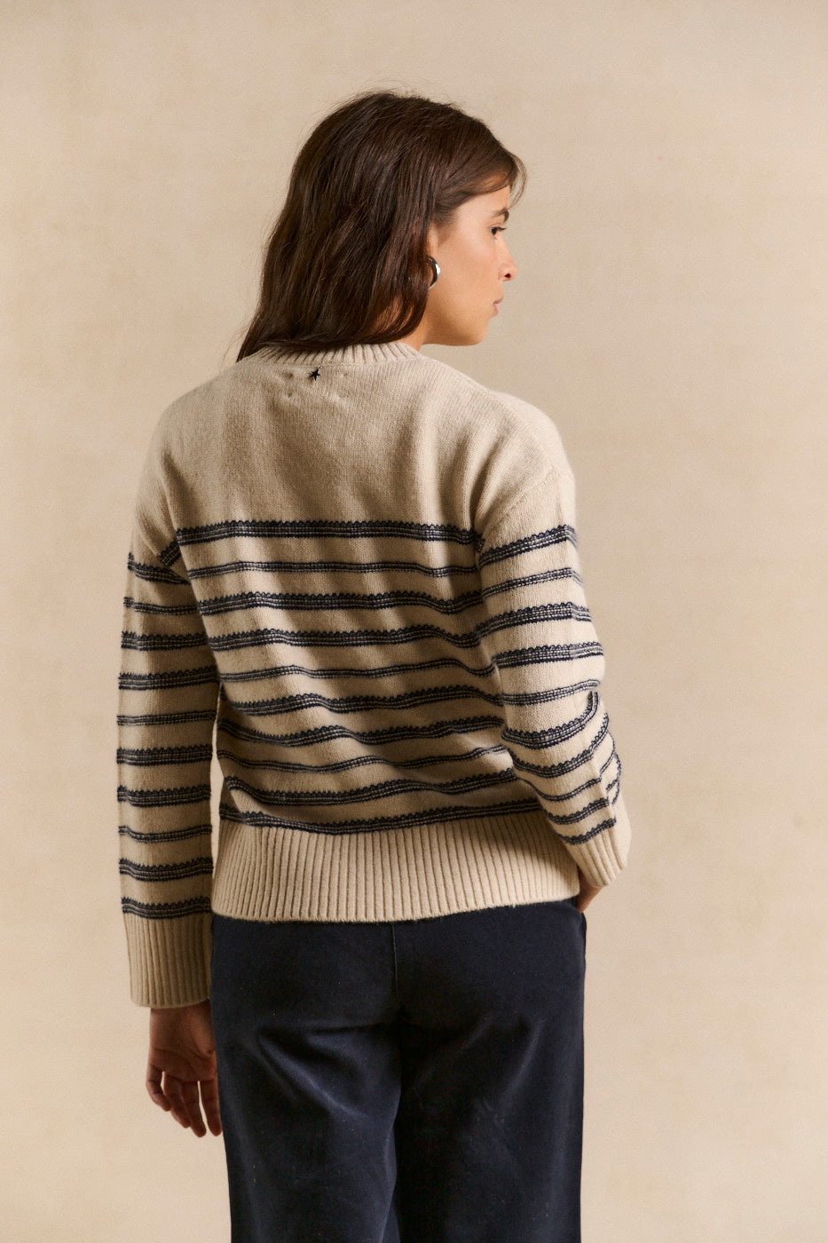 Striped breton sweater - Sud Express - 3 - Sud Express