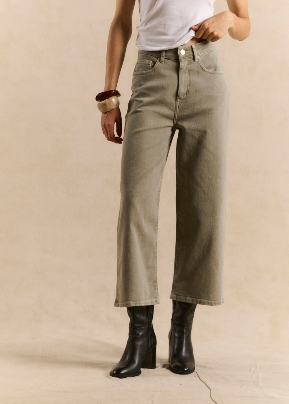 SUZY Jean taille haute coupe large 7/8 - 2 - Sud Express - Sud Express