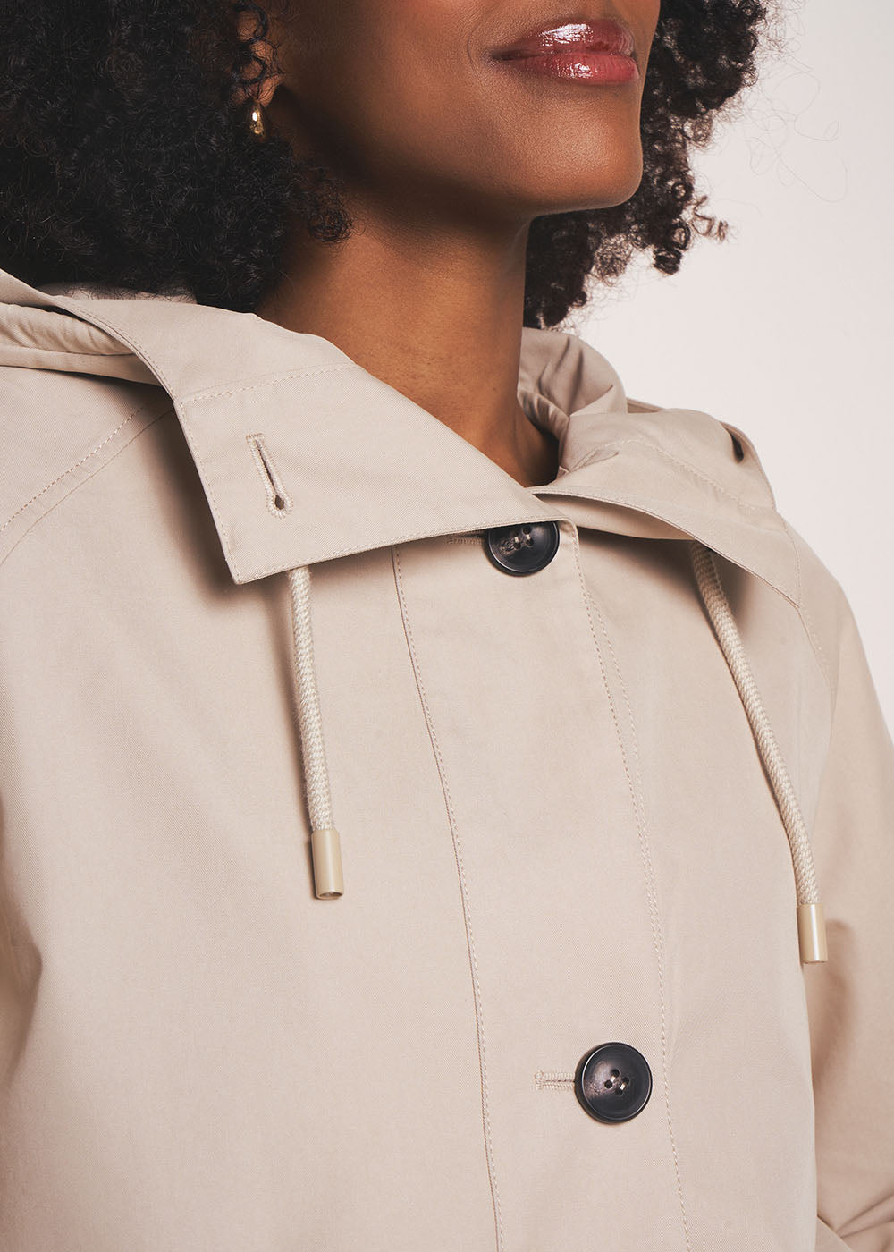 Short water-repellent jacket with hood - Sud Express - 2 - Sud Express